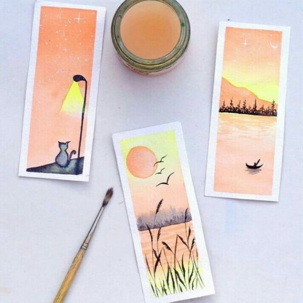 Orange Sky (Set of 3)