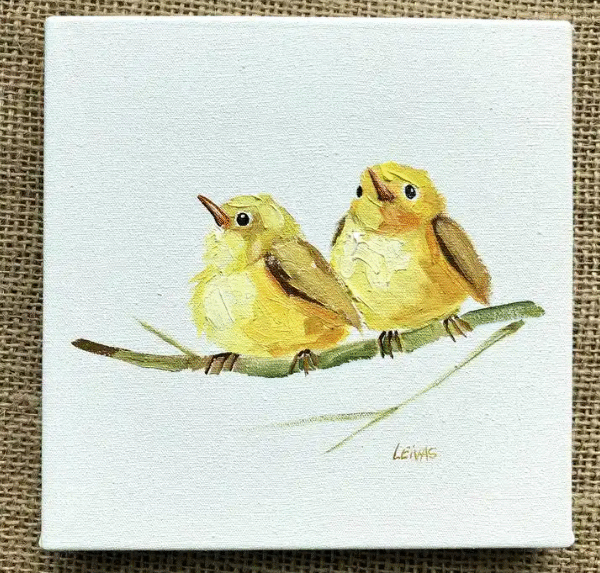 Twin Bird Texture - 3 ( With Stand )